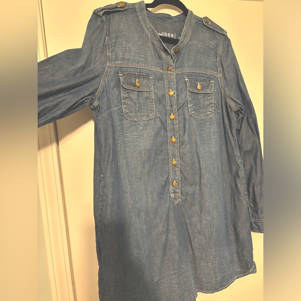 GAP 1969 denim tunic/short dress